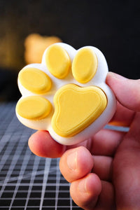 Cute Cat Paw Clicker Keychain | Pocket Fidget Toy & Stress Reliever