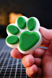 Cute Cat Paw Clicker Keychain | Pocket Fidget Toy & Stress Reliever