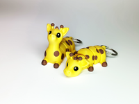 Giraffe Buddy Keychain – Cute Flexible Animal Charm
