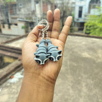 Flexi Raccoon Keychain & Magnet – Cute Articulated Animal Charm